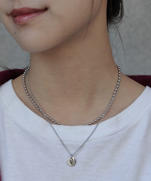 ROOPTOKYO(ループトウキョウ)の「Metal Design Necklace / メタルデザインネックレス(ネックレス・メンズ・シルバー系3/シルバー系4/シルバー系2/シルバー系5/シルバー系1・FREE)」の1枚目の写真