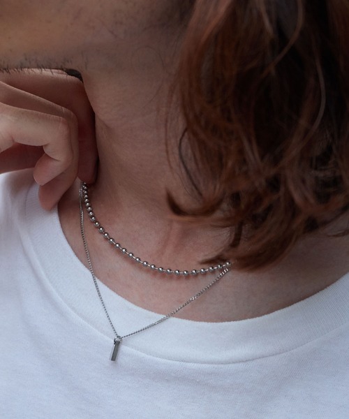 ROOPTOKYO(ループトウキョウ)の「Metal Design Necklace / メタルデザインネックレス(ネックレス・メンズ・シルバー系3/シルバー系4/シルバー系2/シルバー系5/シルバー系1・FREE)」の4枚目の写真