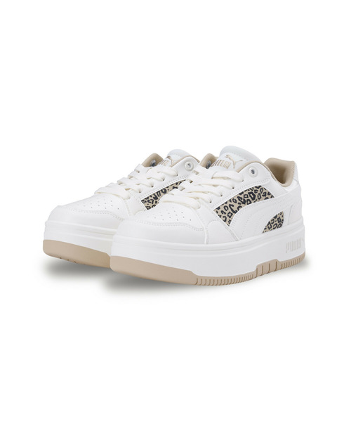 PUMA（プーマ）の「PUMA プーマ ウィメンズ リバウンド フェム ロウ レオ スニーカー（スニーカー・レディース・オフホワイト・23.5cm/22.5cm/26.0cm/25.0cm/24.0cm/23.0cm/25.5cm/24.5cm/22.0cm）」の4枚目の写真