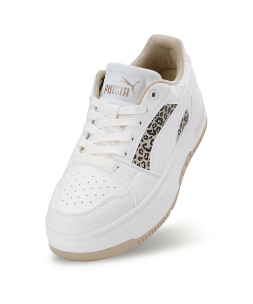 PUMA（プーマ）の「PUMA プーマ ウィメンズ リバウンド フェム ロウ レオ スニーカー（スニーカー・レディース・オフホワイト・23.5cm/22.5cm/26.0cm/25.0cm/24.0cm/23.0cm/25.5cm/24.5cm/22.0cm）」の3枚目の写真