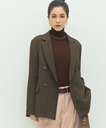 ノーリーズ コート ブラウン NOLLEY'S｜ノーリーズのジャケット/アウター（ブラウン/茶色系