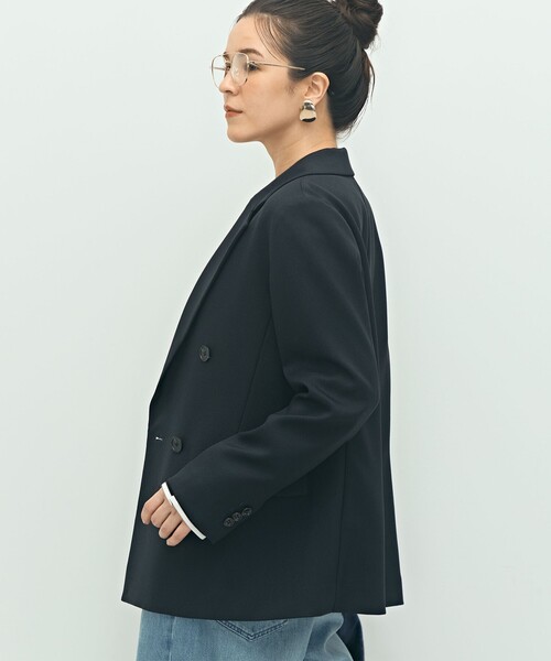 セール】《セットアップ対応》ウォッシャブルウール調ストレッチダブル