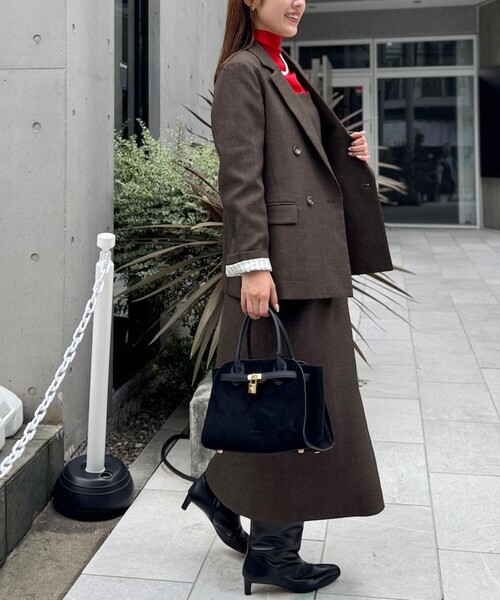 セール】《セットアップ対応》ウォッシャブルウール調ストレッチダブル