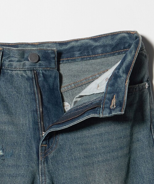 ATTISESSION＞スリム ストレート デニム パンツ（その他パンツ