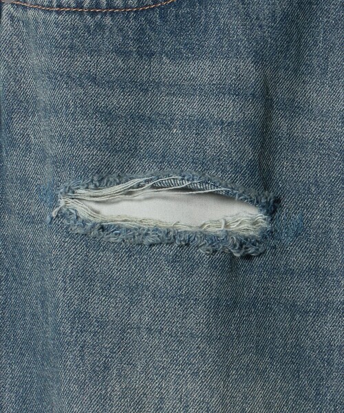 ATTISESSION＞スリム ストレート デニム パンツ（その他パンツ