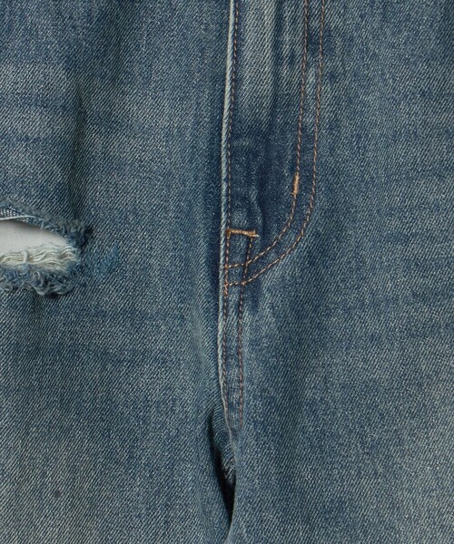 ATTISESSION＞スリム ストレート デニム パンツ（その他パンツ