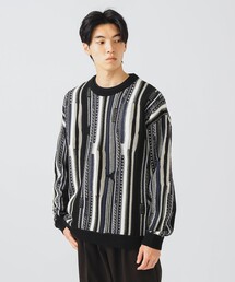 BEAMS HEART | アソート レトロ クルーネック ニット(ニット/セーター)