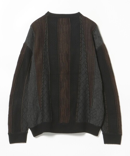 BEAMS HEART（ビームスハート）の「アソート レトロ クルーネック ニット（ニット/セーター・メンズ・ブラック/ベージュ/ブラウン・LARGE/MEDIUM/SMALL）」の13枚目の写真