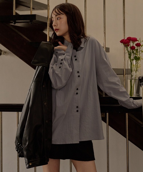 mideal（マイディール）の「over design blouson / オーバーデザインブルゾン（ブルゾン・レディース・ブラック/ブラウン・FREE）」の17枚目の写真