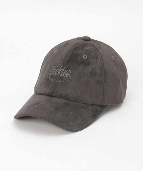Dickies（ディッキーズ）の「Dickies ディッキーズ フェイクスエードロゴキャップ（キャップ・レディース・ブラック/ライトベージュ/グレー/ベージュ・FREE）」の3枚目の写真
