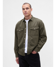 GAP | ウルトラソフトデニム リラックスシャツ(シャツ/ブラウス)