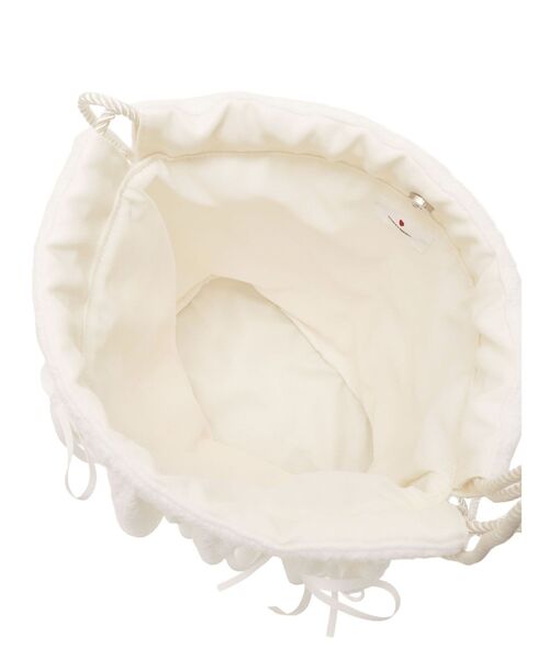 merry jenny（メリージェニー）の「フリルミルフィーユバックパック（バックパック/リュック・レディース・オフホワイト/ブラウン・FREE）」の8枚目の写真