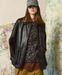 MAISON SPECIAL(]XyV)́sUNISEXtSheep Leather Front Button Single Blouson/V[vU[tg{^VOu]yMAISON SPECIAL/]XyVz(u])