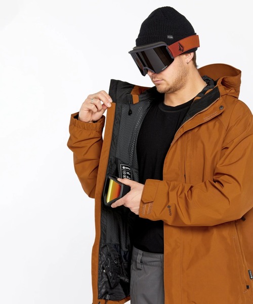 VOLCOM(ボルコム)の「【VOLCOM/ボルコム】 Mens Dua Insulated Gore Jacket /ゴアテックススキースノーボードジャケット(マウンテンパーカー・メンズ・ブラック/ライトブルー/レッド系その他/ベージュ系その他/レッド・SMALL/LARGE/MEDIUM/X-SMALL)」の8枚目の写真