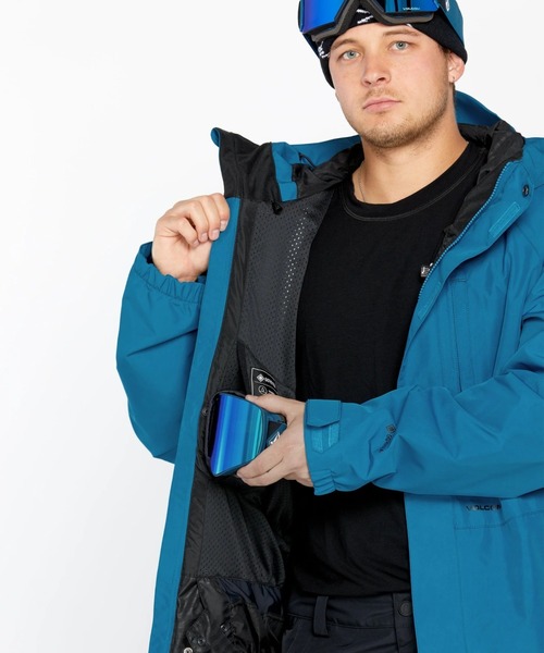 VOLCOM(ボルコム)の「【VOLCOM/ボルコム】 Mens Dua Insulated Gore Jacket /ゴアテックススキースノーボードジャケット(マウンテンパーカー・メンズ・ブラック/ライトブルー/レッド系その他/ベージュ系その他/レッド・SMALL/LARGE/MEDIUM/X-SMALL)」の15枚目の写真