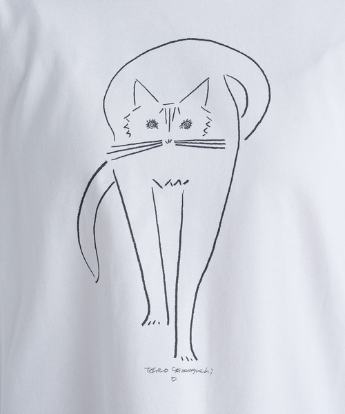 conges payes ADIEU TRISTESSE（コンジェ ペイエ アデュートリステス）の「ichiro yamaguchi.ロングＴシャツ（Tシャツ/カットソー・レディース・ライトグレー/ブルーグレー・FREE）」の12枚目の写真