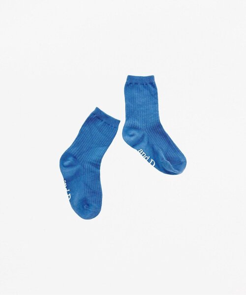 and D. petit main（アンドディープティマイン）の「【365D.】デイリーカラーソックス/靴下（ソックス/靴下・キッズ・ブルー/ダークグリーン/チェリーピンク/ブラック/エメラルド/オレンジ系/ピンク・L/S/M）」の5枚目の写真