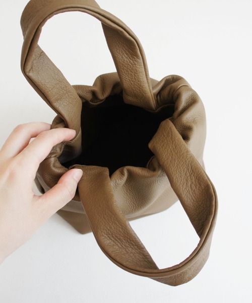 TIDEWAY（タイドウェイ）の「PUF ELASTIC TOTE（トートバッグ・レディース・ブラック/グレー/モカ・FREE）」の7枚目の写真