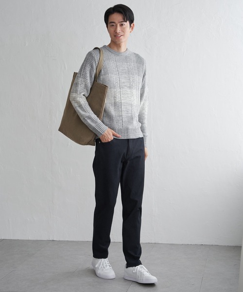 ikka(イッカ)の「メランジグラデーションニット(ニット/セーター・メンズ・ブラック/ネイビー/グレー・XL/L/M/S)」の20枚目の写真