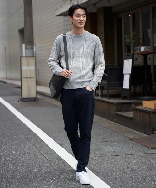 ikka(イッカ)の「メランジグラデーションニット(ニット/セーター・メンズ・ブラック/ネイビー/グレー・XL/L/M/S)」の16枚目の写真