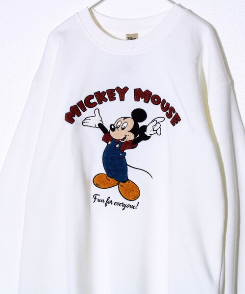 極美品◆ダブスタ 裏起毛 DS ロゴ スウェット サガラ 刺繍◇ユニセックス トレーナー スウェット 「71」「TOM＆JERRY/トムとジェリー」サガラ