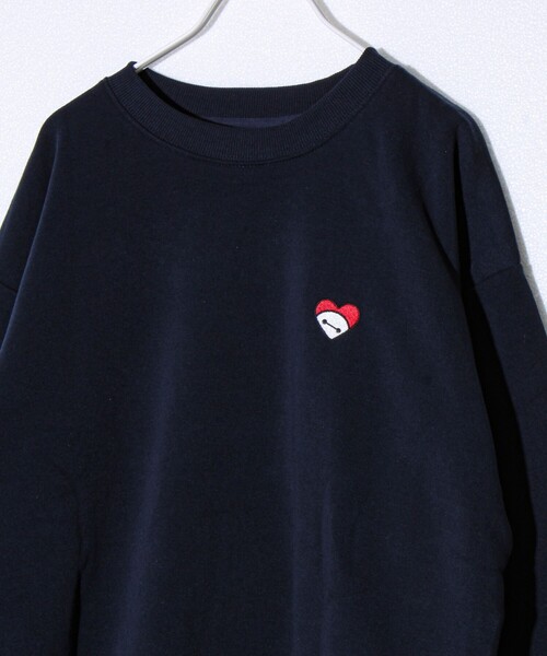 GLOSTER（グロスター）の「【ミッキー＆ベイマックス】UNISEX サガラ刺繍 裏起毛スウェット（スウェット・メンズ・ライトグレー/ブラック/ネイビー/オフホワイト・M/L/XL）」の8枚目の写真