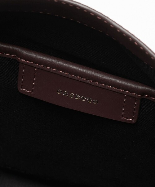 ORSETTO（オルセット）の「＜ORSETTO＞ RACCOLTO ONEHNDL（ショルダーバッグ・レディース・ワイン/ブラック・FREE）」の11枚目の写真