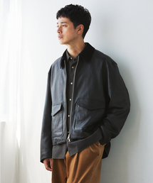 EDIFICE(GfBtBX)LA BOUCLE (u[N) LAMB LEATHER FLIGHT WPbg(C_[XWPbg)