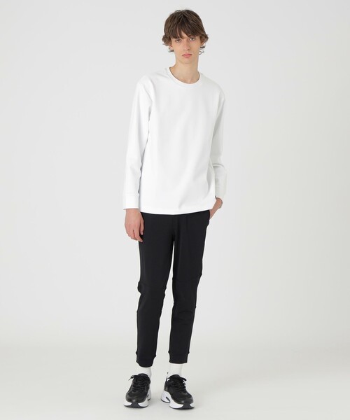 BLACK lab.】エンボスシャドーチェックカットソー（Tシャツ/カットソー