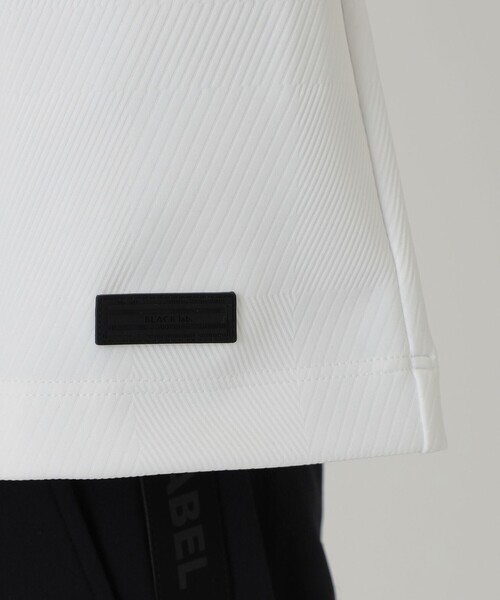 BLACK LABEL CRESTBRIDGE(ブラックレーベル・クレストブリッジ)の「【BLACK lab.】エンボスシャドーチェックカットソー(Tシャツ/カットソー・メンズ・レッド/オフホワイト/グレー系その他/ブラック・M/L/XL)」の8枚目の写真