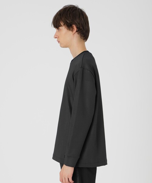 BLACK lab.】エンボスシャドーチェックカットソー（Tシャツ/カットソー