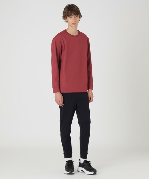 BLACK lab.】エンボスシャドーチェックカットソー（Tシャツ/カットソー