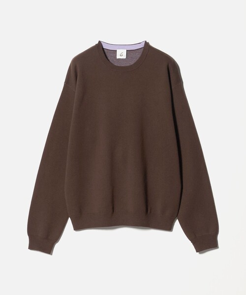 セール】＜6(ROKU)＞コットンウール ミラノリブ クルーネック プル