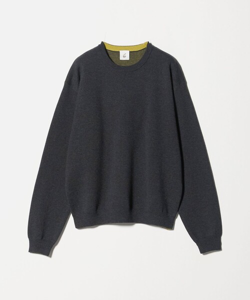 セール】＜6(ROKU)＞コットンウール ミラノリブ クルーネック プル
