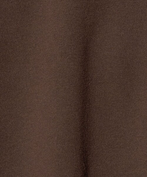 6（ロク）の「＜6(ROKU)＞コットンウール ミラノリブ クルーネック プルオーバーニット（ニット/セーター・レディース・コバルトブルー/ダークグレー/ダークブラウン・FREE）」の15枚目の写真