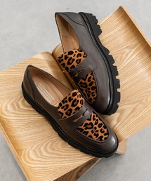 inter-chaussures | 【INTER-CHAUSSURES】ラウンドトウタンクソールローファー(I51634)(ローファー)