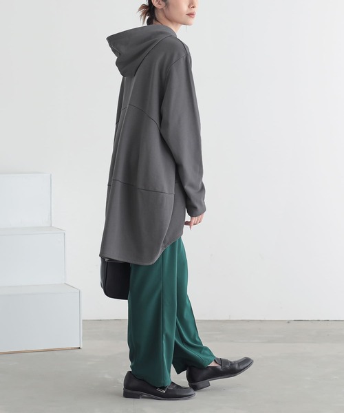 n'OrLABEL（ノアールレーベル）の「『ミニ裏毛コクーンパーカー』（パーカー・レディース・グレー/ブルー/ブラック・FREE）」の16枚目の写真