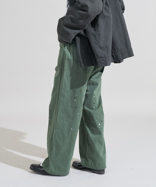 セール】ペイント加工 ベーカーパンツ＜セットアップ対応