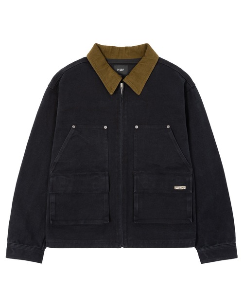 STRETCH LOGO CANVAS WORK JACKET（ブルゾン）｜HUF（ハフ）の