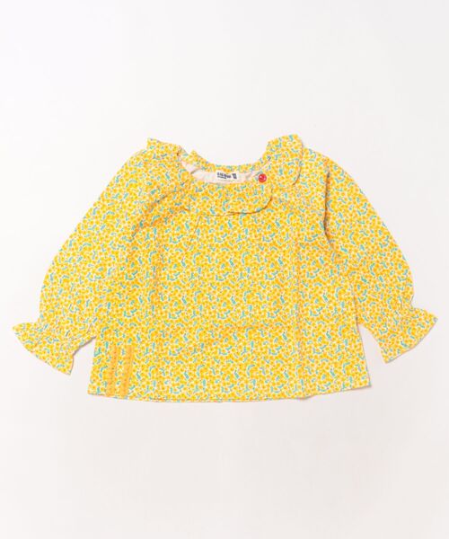 RAGMART（ラグマート）の「襟付き総柄長袖Ｔシャツ（Tシャツ/カットソー・キッズ・ブルー/レッド/イエロー・100cm/110cm/120cm/130cm）」の3枚目の写真