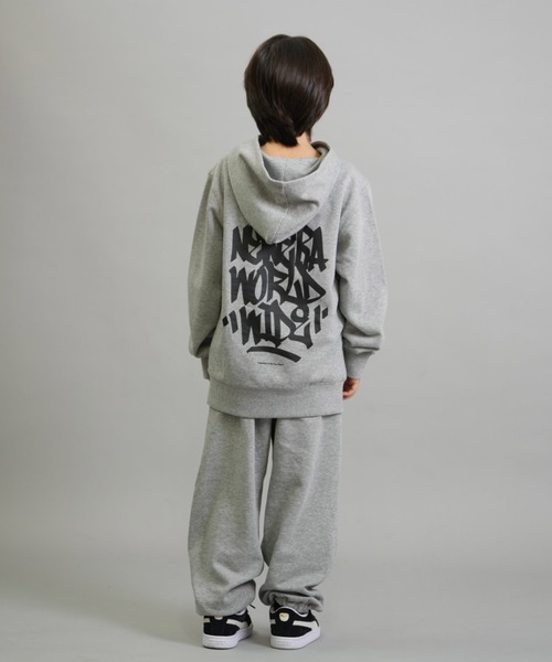 NEW ERA(ニューエラ)の「NEW ERA/ニューエラ YTH SW PO HOOTAGGING キッズ パーカー 14693870/14693871(パーカー・キッズ・ブラック/グレー・130cm/140cm/150cm/160cm)」の12枚目の写真