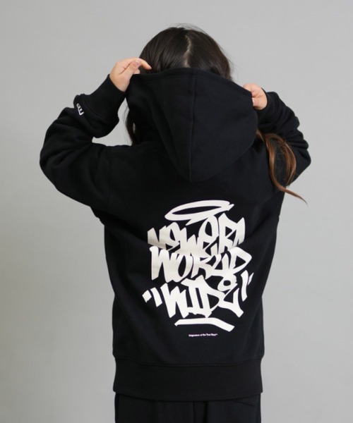 NEW ERA(ニューエラ)の「NEW ERA/ニューエラ YTH SW PO HOOTAGGING キッズ パーカー 14693870/14693871(パーカー・キッズ・ブラック/グレー・130cm/140cm/150cm/160cm)」の10枚目の写真