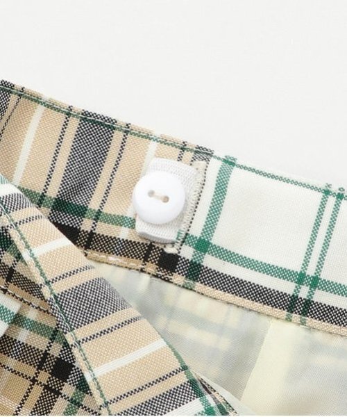 pom ponette junior（ポンポネットジュニア）の「【卒服】【家庭洗濯可】24本チェックプリーツスカート（スーツスカート・キッズ・レッド/ベージュ/ネイビー/ブルー/グレー・M:150cm/L:160cm/LL(165cm)/S:140cm）」の9枚目の写真