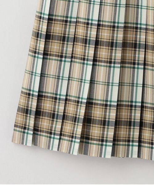 pom ponette junior（ポンポネットジュニア）の「【卒服】【家庭洗濯可】24本チェックプリーツスカート（スーツスカート・キッズ・レッド/ベージュ/ネイビー/ブルー/グレー・M:150cm/L:160cm/LL(165cm)/S:140cm）」の11枚目の写真