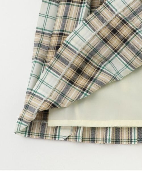 pom ponette junior（ポンポネットジュニア）の「【卒服】【家庭洗濯可】24本チェックプリーツスカート（スーツスカート・キッズ・レッド/ベージュ/ネイビー/ブルー/グレー・M:150cm/L:160cm/LL(165cm)/S:140cm）」の12枚目の写真