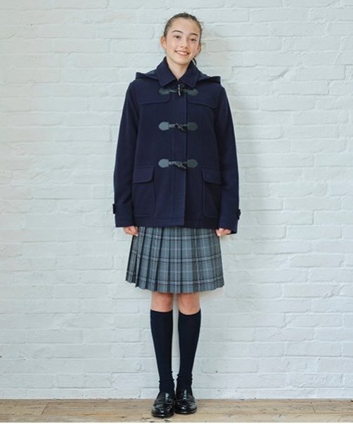 卒服】【家庭洗濯可】24本チェックプリーツスカート（スーツ