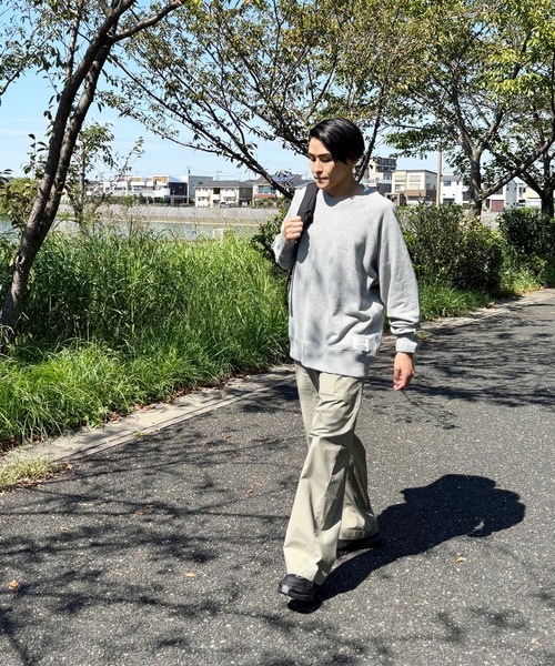 DISCUS(ディスカス)の「DISCUS(ディスカス)×GrandPARK(グランドパーク)別注USAコットンラグランスウェット(スウェット・メンズ・オートミール/ブラウン/ブラック/杢グレー・MEDIUM/LARGE)」の7枚目の写真