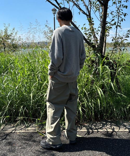 DISCUS(ディスカス)の「DISCUS(ディスカス)×GrandPARK(グランドパーク)別注USAコットンラグランスウェット(スウェット・メンズ・オートミール/ブラウン/ブラック/杢グレー・MEDIUM/LARGE)」の10枚目の写真