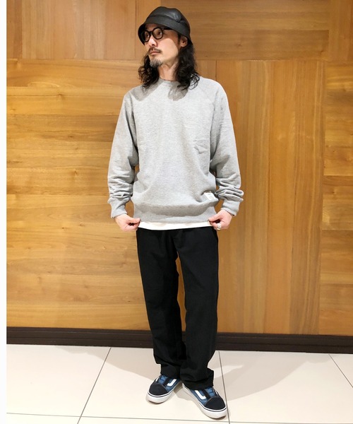 DISCUS(ディスカス)の「DISCUS(ディスカス)×GrandPARK(グランドパーク)別注USAコットンラグランスウェット(スウェット・メンズ・オートミール/ブラウン/ブラック/杢グレー・MEDIUM/LARGE)」の20枚目の写真