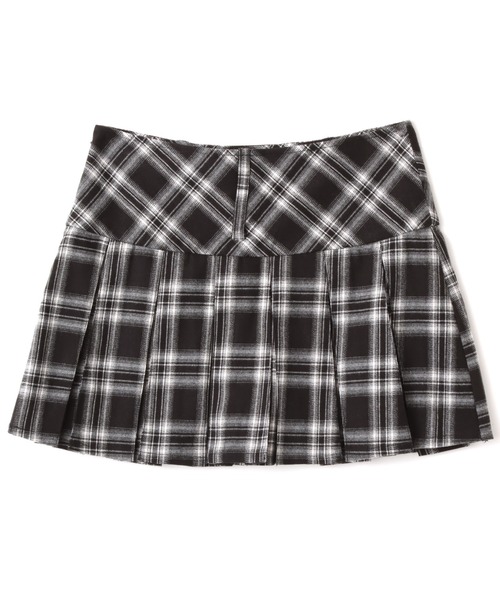 atmos pink（アトモスピンク）の「atmos pink Plaid Mini Skirt / アトモス ピンク プレイド ミニスカート（スカート・レディース・オレンジ/グリーン/ブラック・S/M）」の8枚目の写真